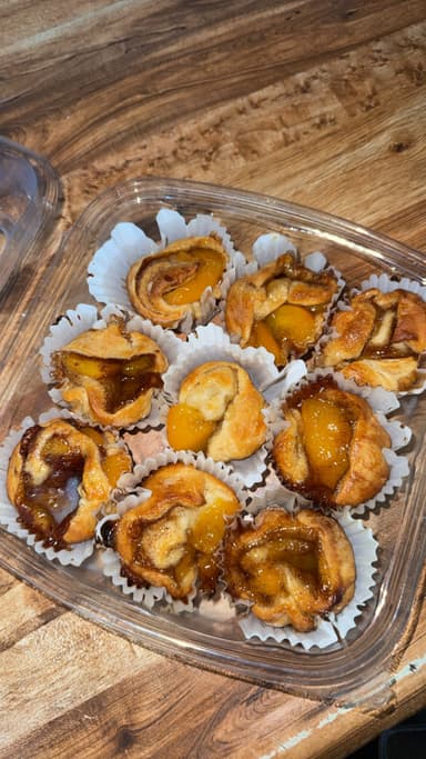 Fresh baked goods display